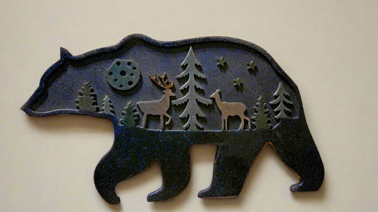 Bear wall art